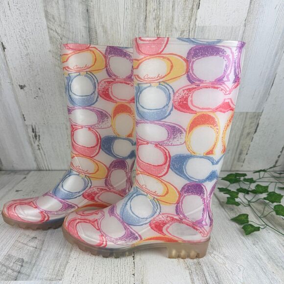 Coach Pixy Dream Big C Rain Boots
Multicolor Size 7 - Picture 1 of 10